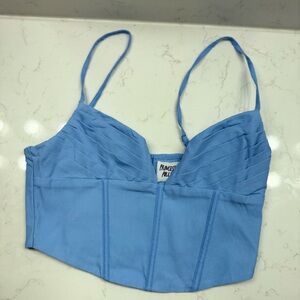 Princess Polly Light Blue Bra Top